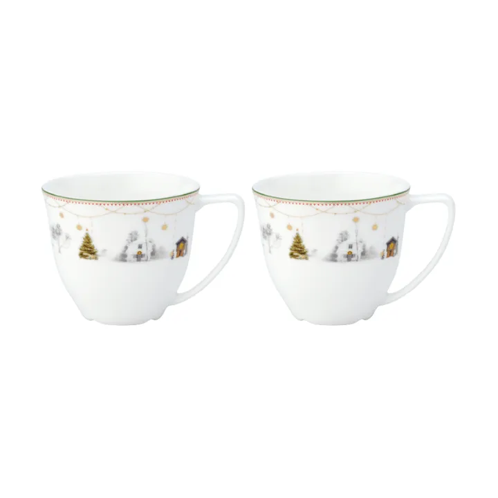 Julemorgen Story caneca para vinho quente - 12 cl, 2 pack - Wik & Walsøe