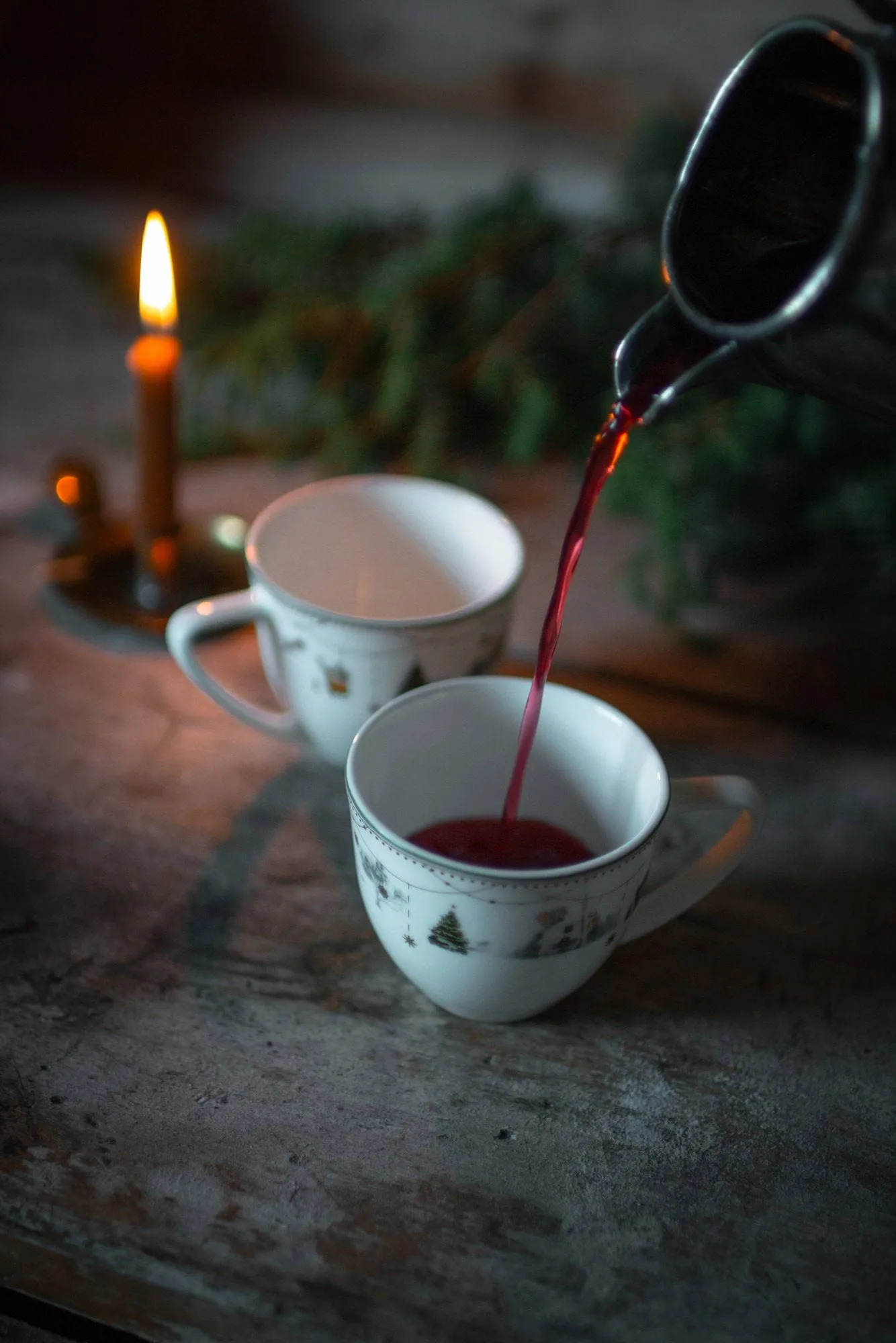 Julemorgen Story caneca para vinho quente, 12 cl, 2 pack Wik & Walsøe