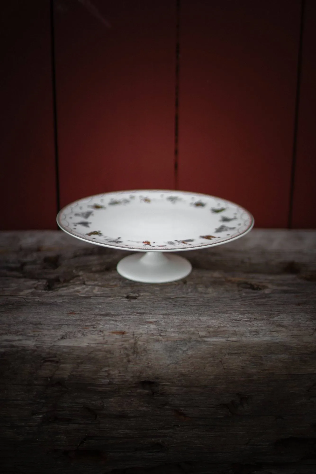 Julemorgen Story prato para bolos, 21 cm Wik & Walsøe