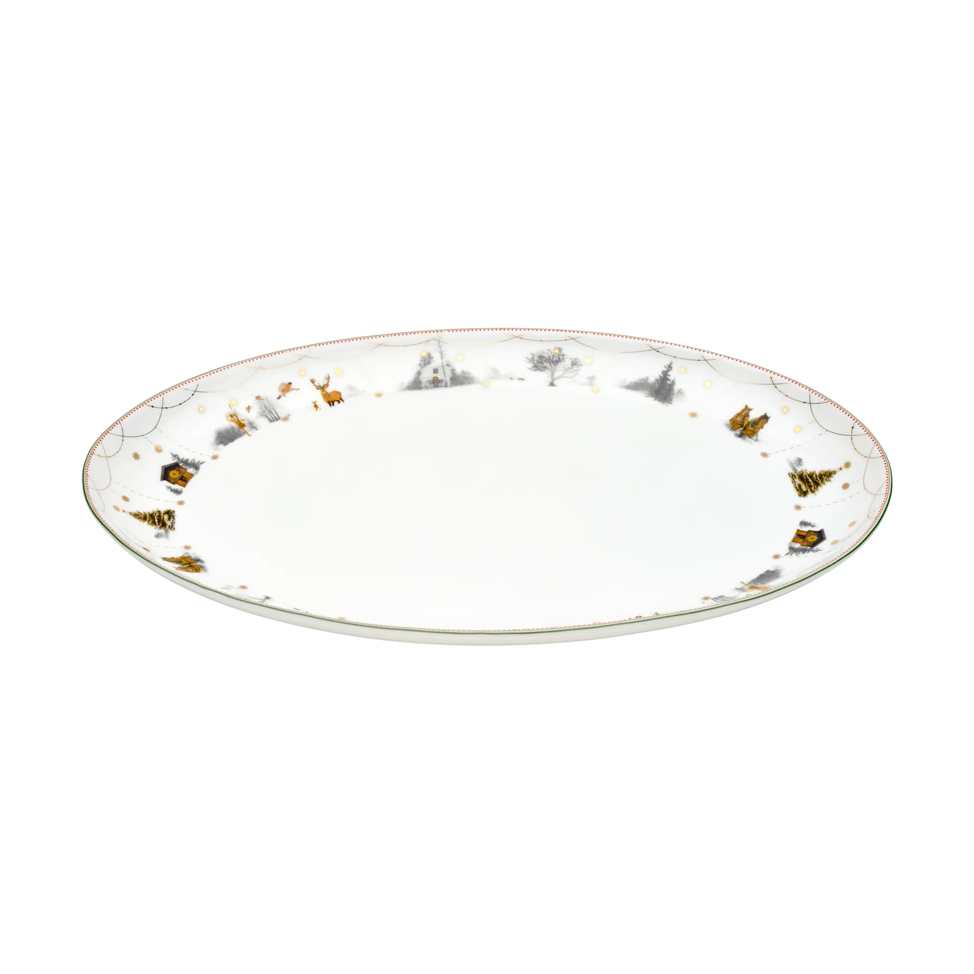 Julemorgen Story travessa oval, 39 cm Wik & Walsøe