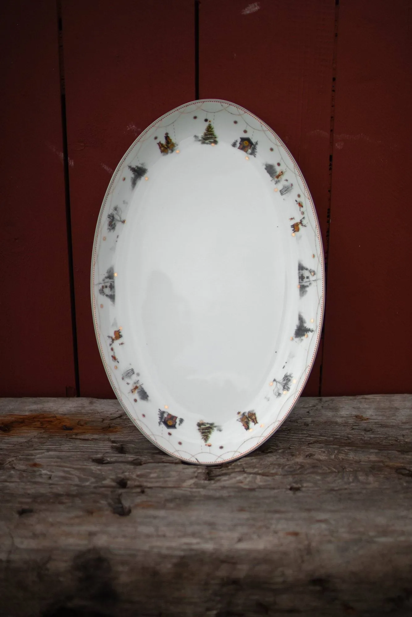 Julemorgen Story travessa oval, 39 cm Wik & Walsøe