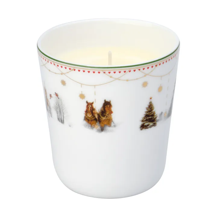 Julemorgen Story vela perfumada - Canela & laranja 170 g - Wik & Walsøe