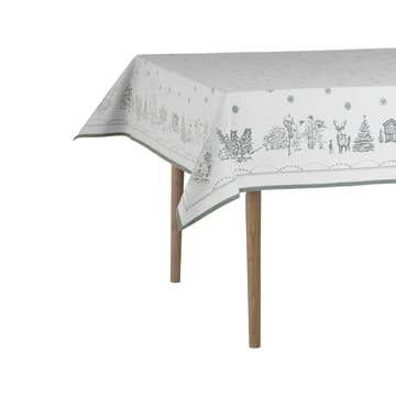 Julemorgen toalha de mesa  - Branco-verde, 140x300 cm - Wik & Walsøe