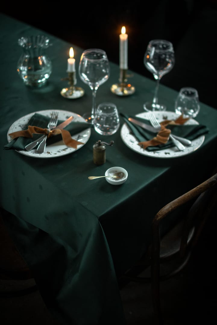 Julemorgen toalha de mesa , Verde, 140x240 cm Wik & Walsøe