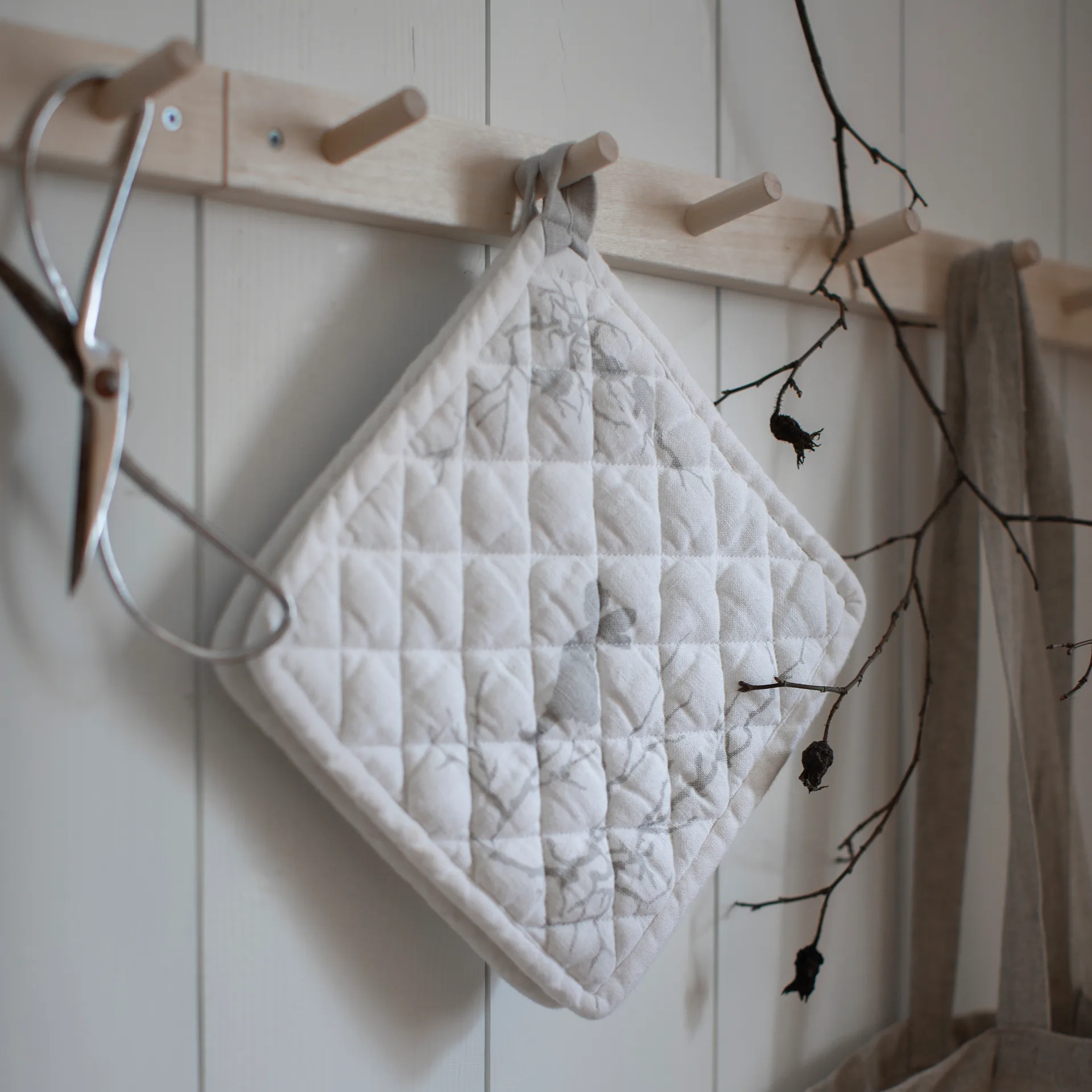 Luva para forno Alv 2 un., branco Wik & Walsøe