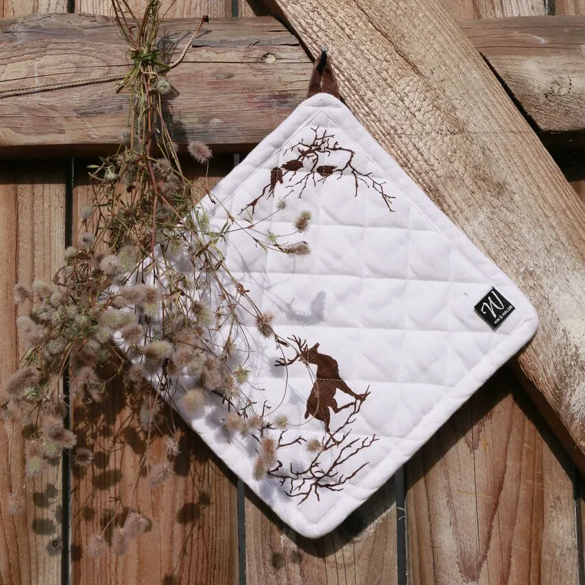 Luva para forno Alveskog 2 un., branco Wik & Walsøe