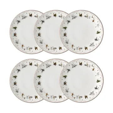 Prato Julemorgen Ø28 cm embalagem de 6 - undefined - Wik & Walsøe