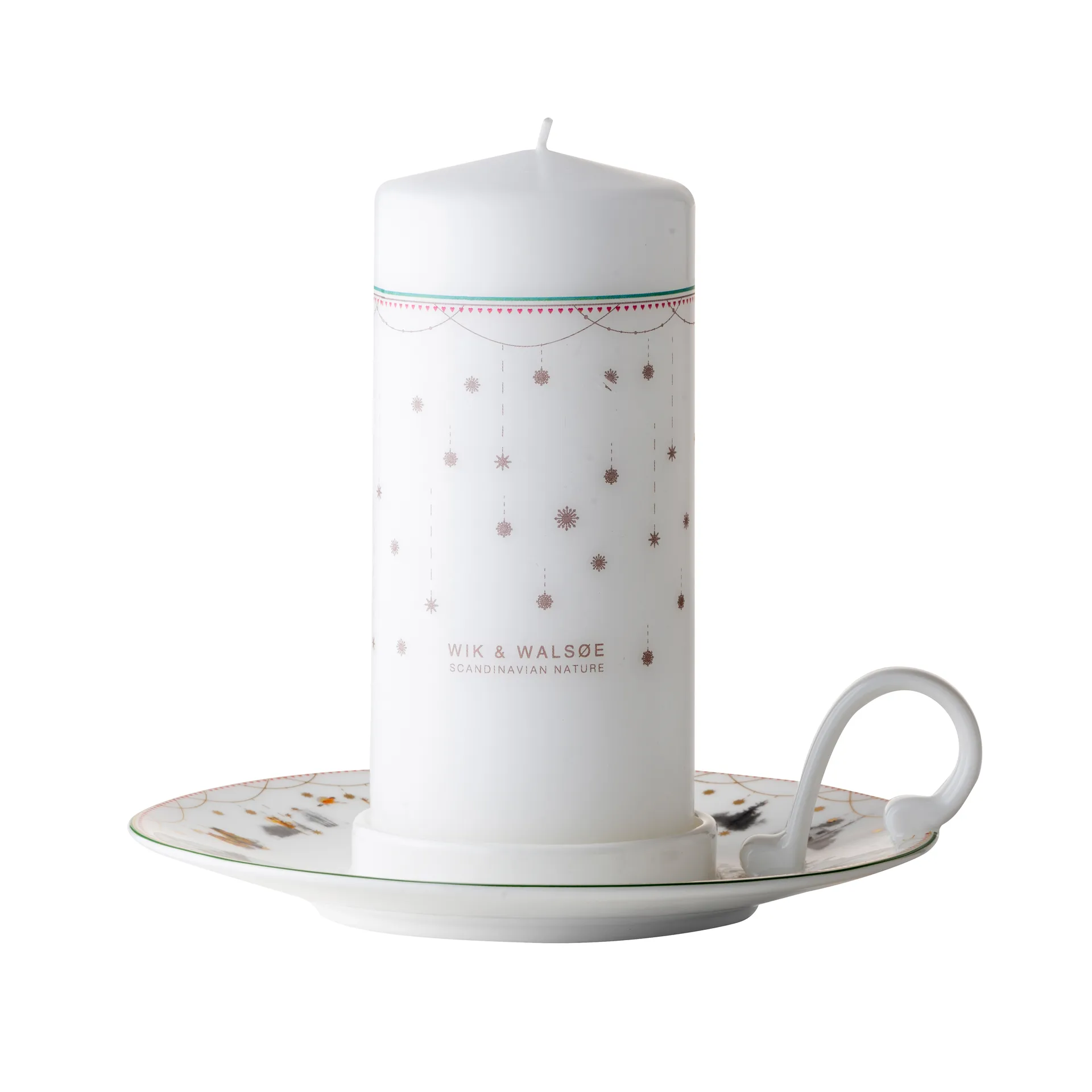 Suporte de velas Julemorgen Story, branco Wik & Walsøe