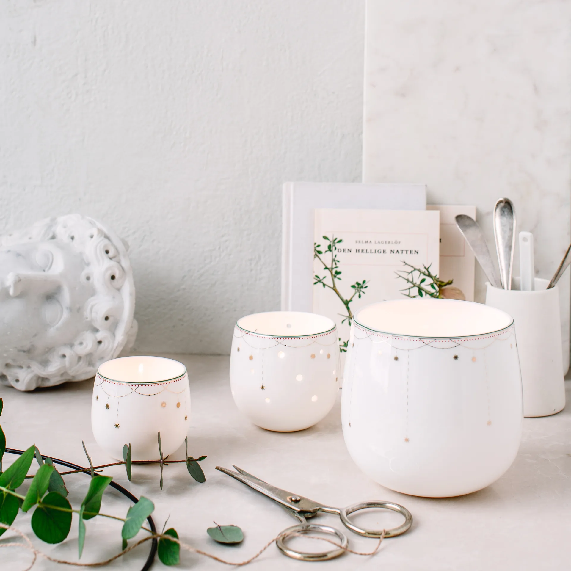 Vaso de flores Julemorgen, 10 cm Wik & Walsøe