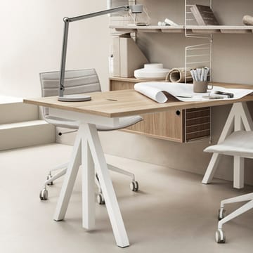 Secretária Works - carvalho & branco - undefined - Works