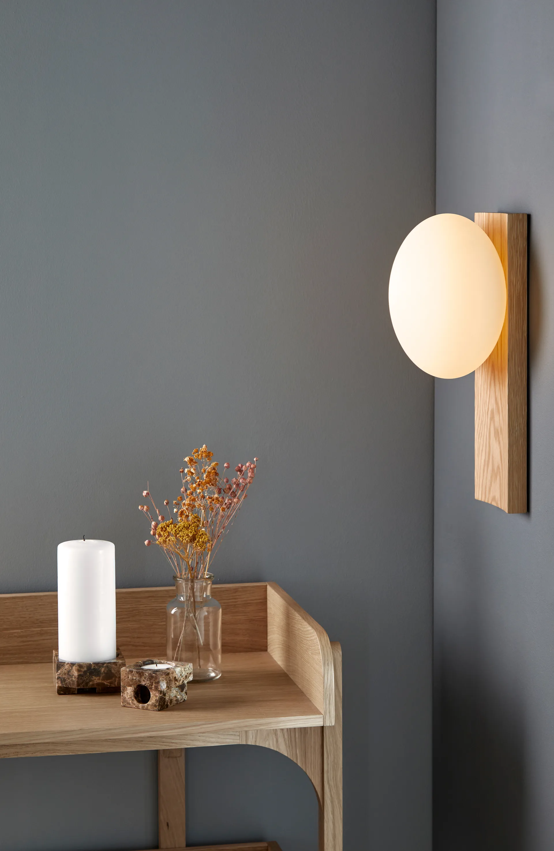 Candeeiro de mesa/parede Dew, Oak Woud