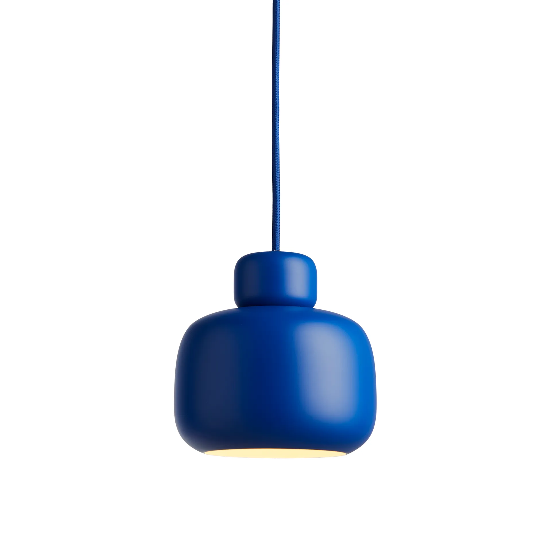 Candeeiro de teto pequeno Stone, Cobalt blue Woud