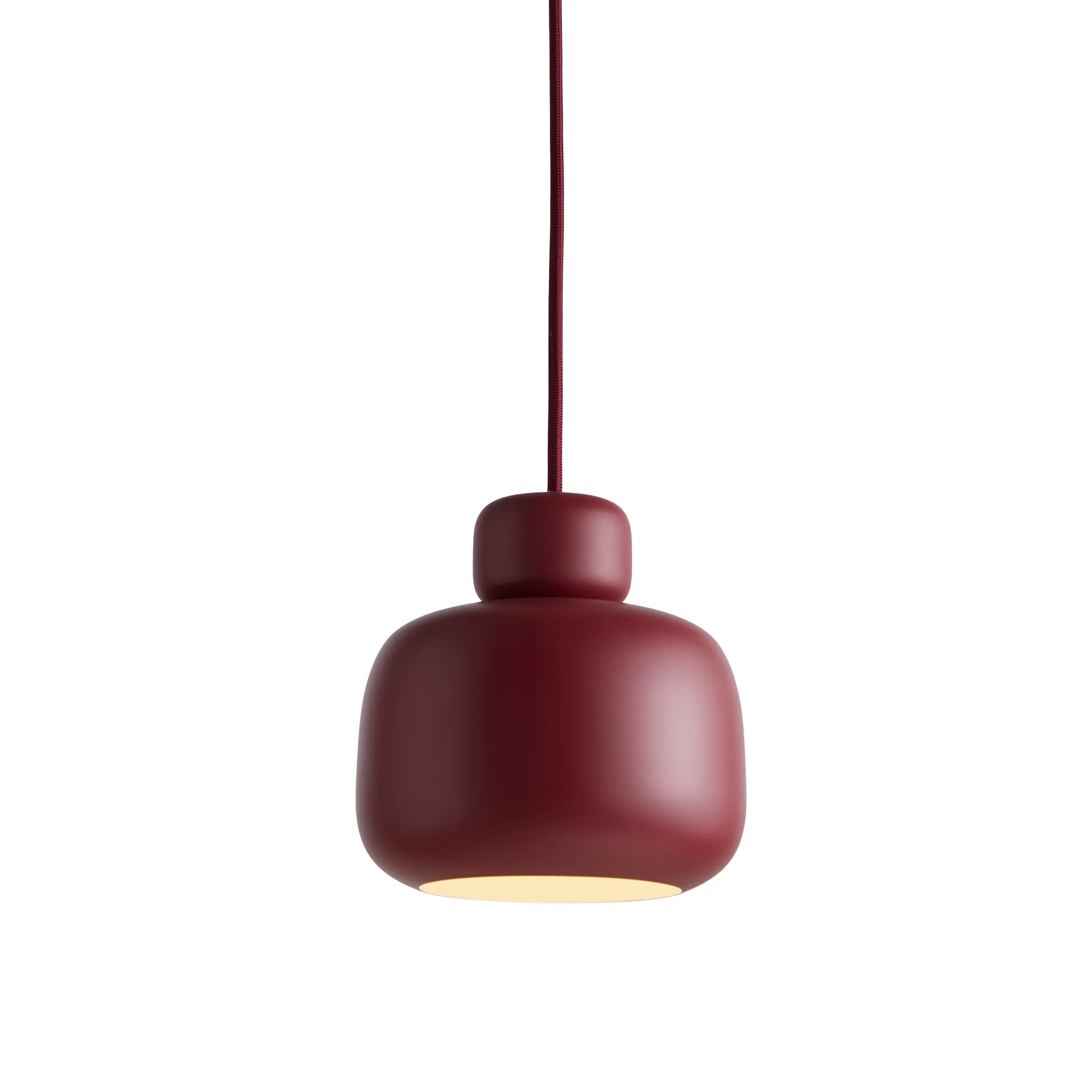 Candeeiro de teto pequeno Stone, Deep red Woud