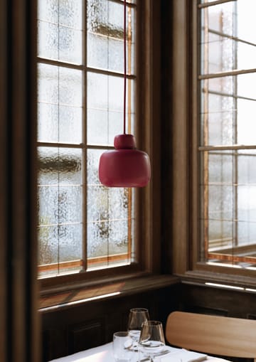 Candeeiro de teto pequeno Stone - Deep red - Woud