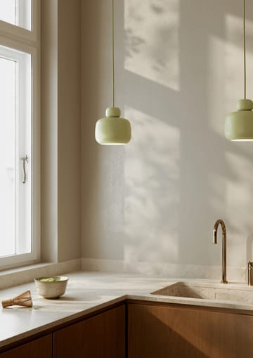 Candeeiro de teto pequeno Stone - Matcha green - Woud
