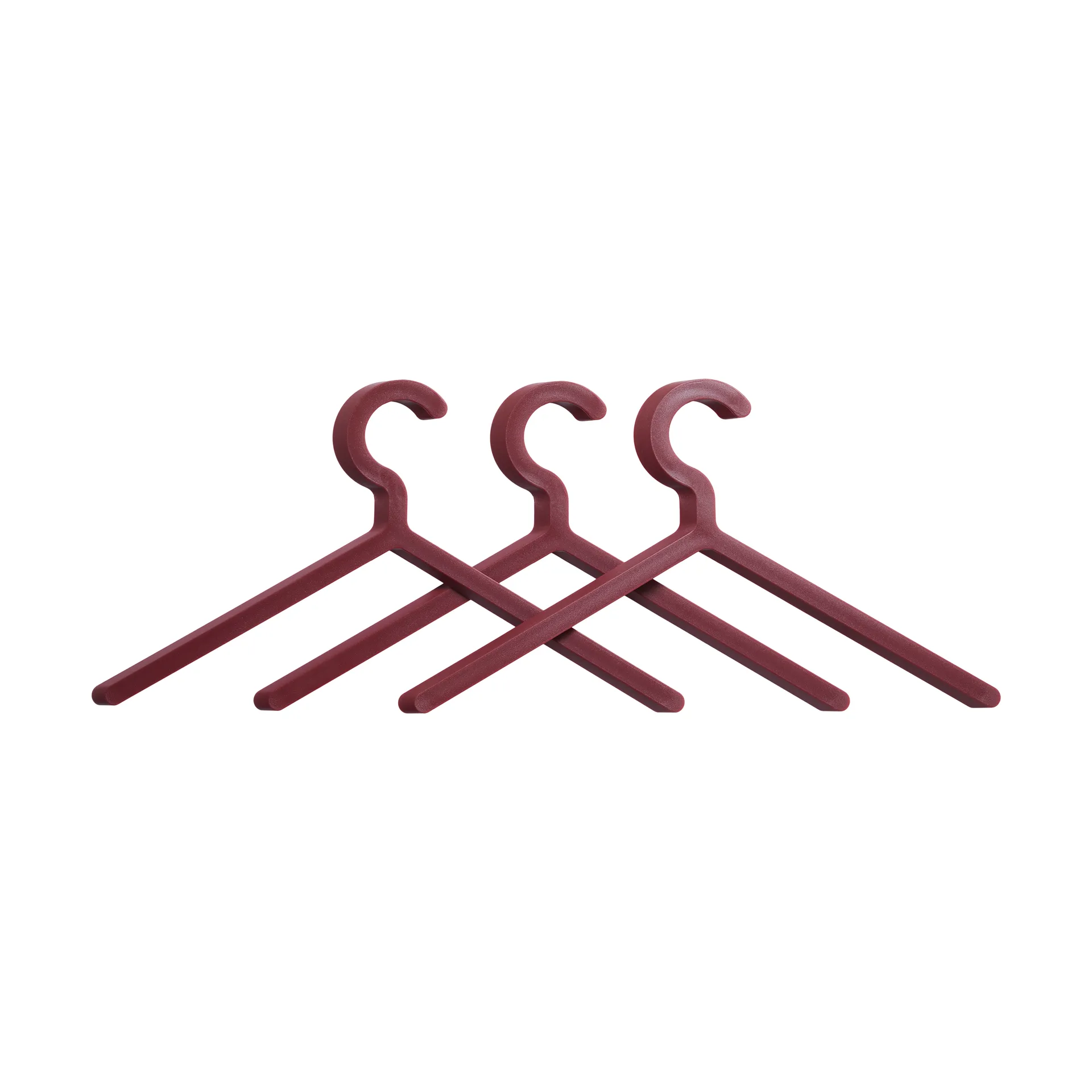 Illusion cabide  3 unidades, Vermelho escuro Woud