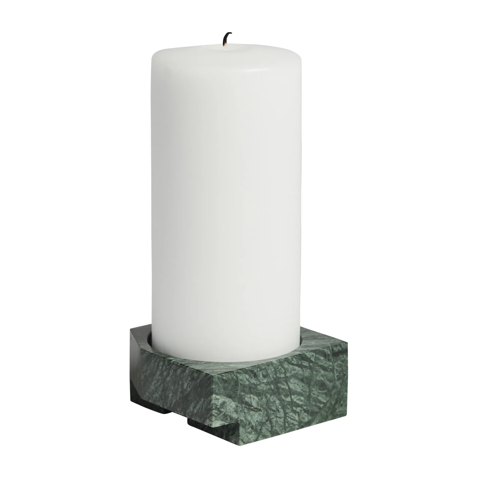 Jeu de dés 3 porta-velas mármore, Verde Woud