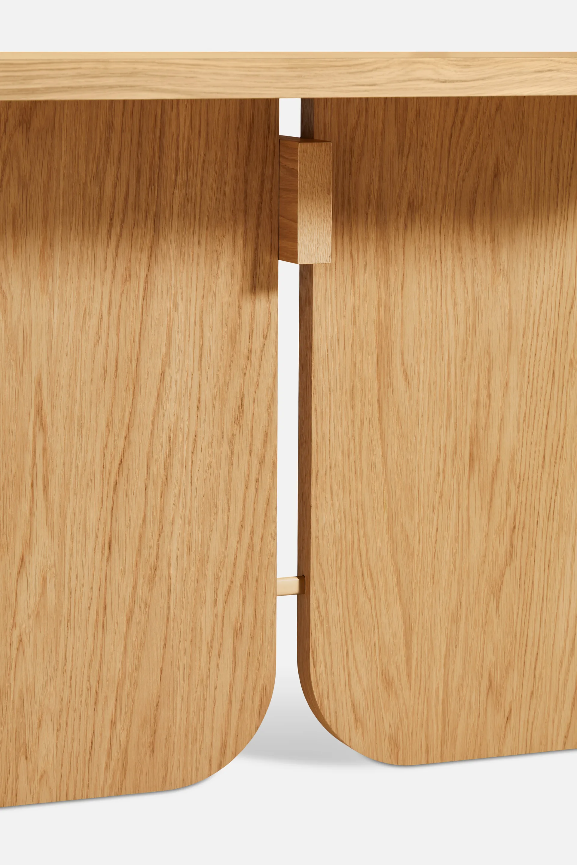 Kimono mesa de jantar 240x90 cm, Carvalho lacado pigmentado branco Woud