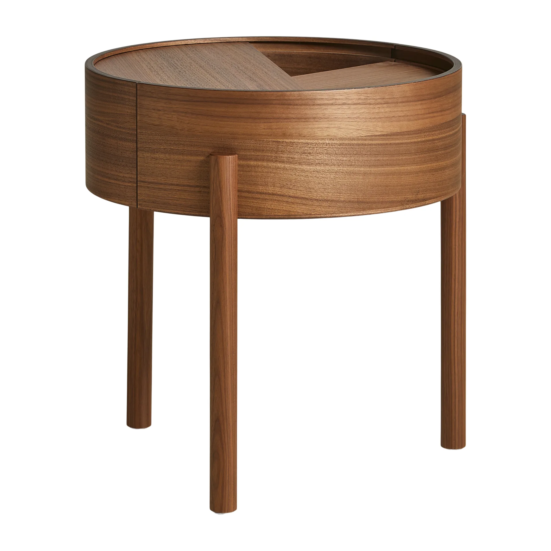 Mesa de apoio Arc, Walnut Woud