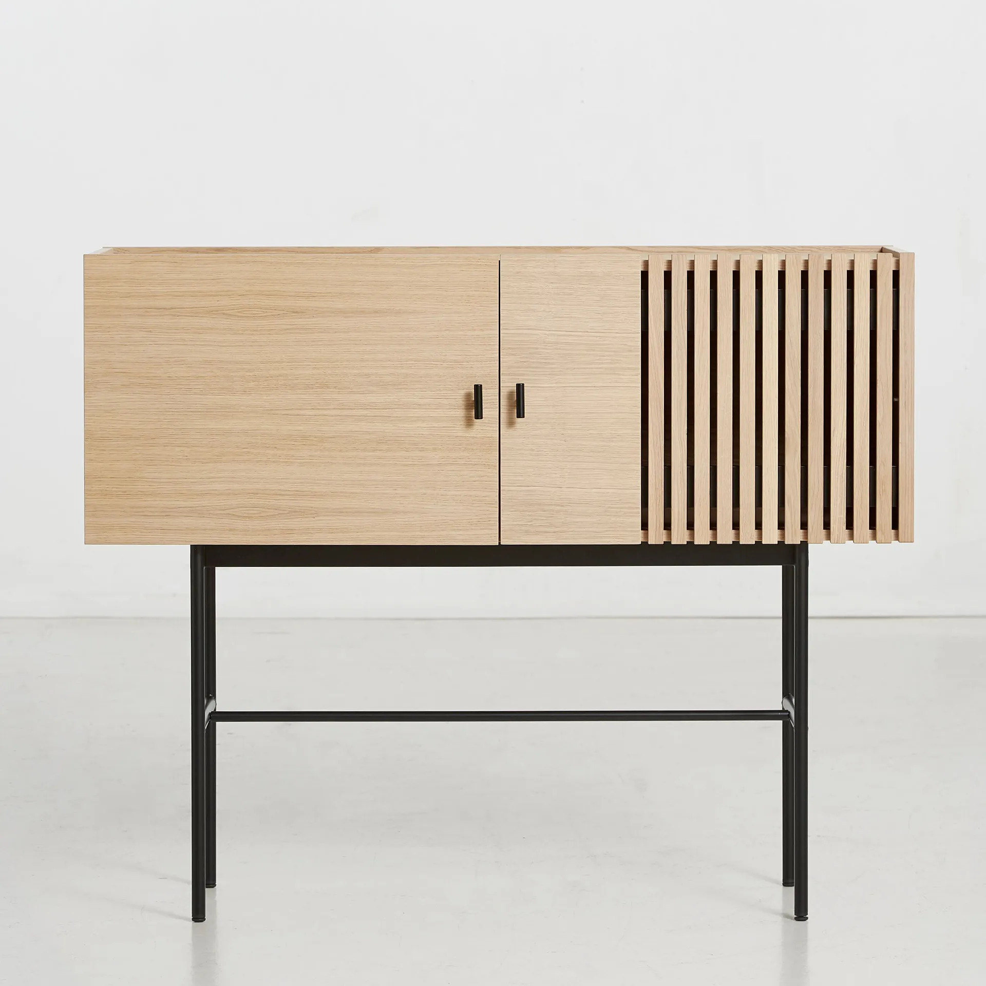 Mesa de apoio Array, 120cm, Carvalho pigmentado branco Woud