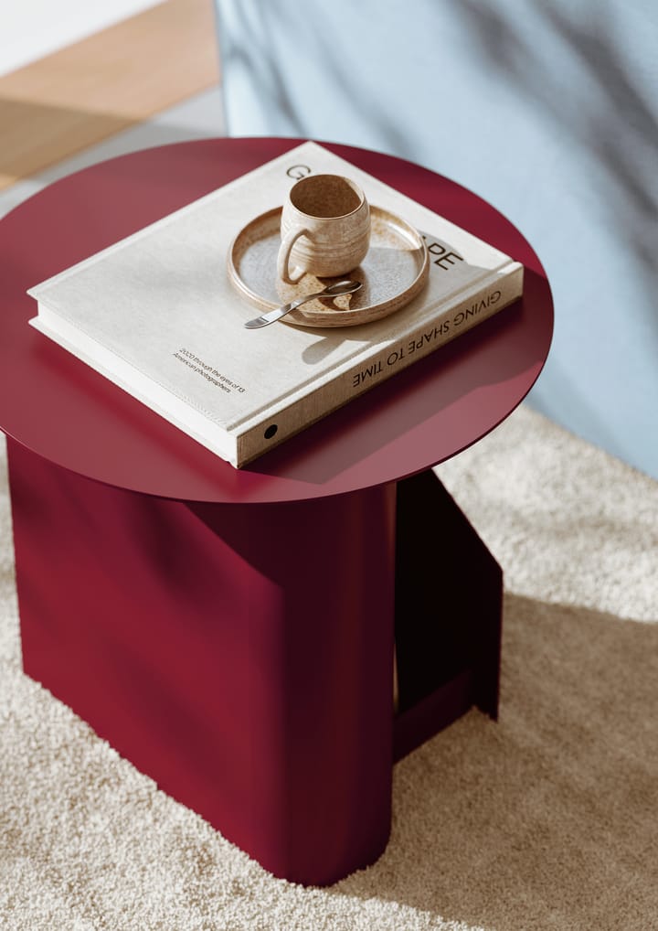 Mesa de apoio Sentrum, Vermelho escuro Woud