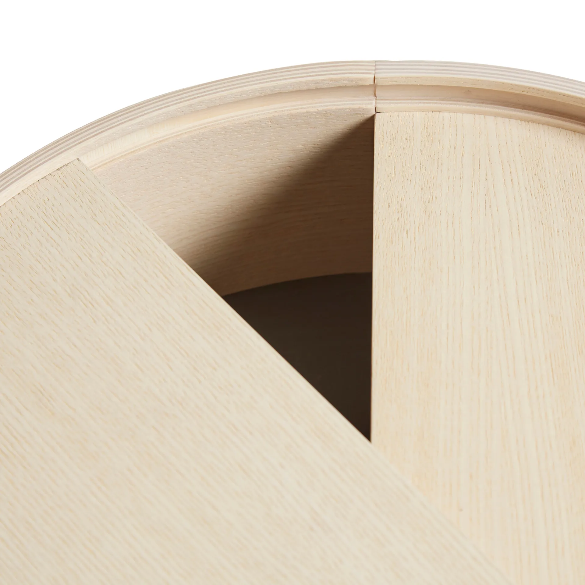 Mesa de centro ArcØ66 cm, Freixo pigmentado branco Woud
