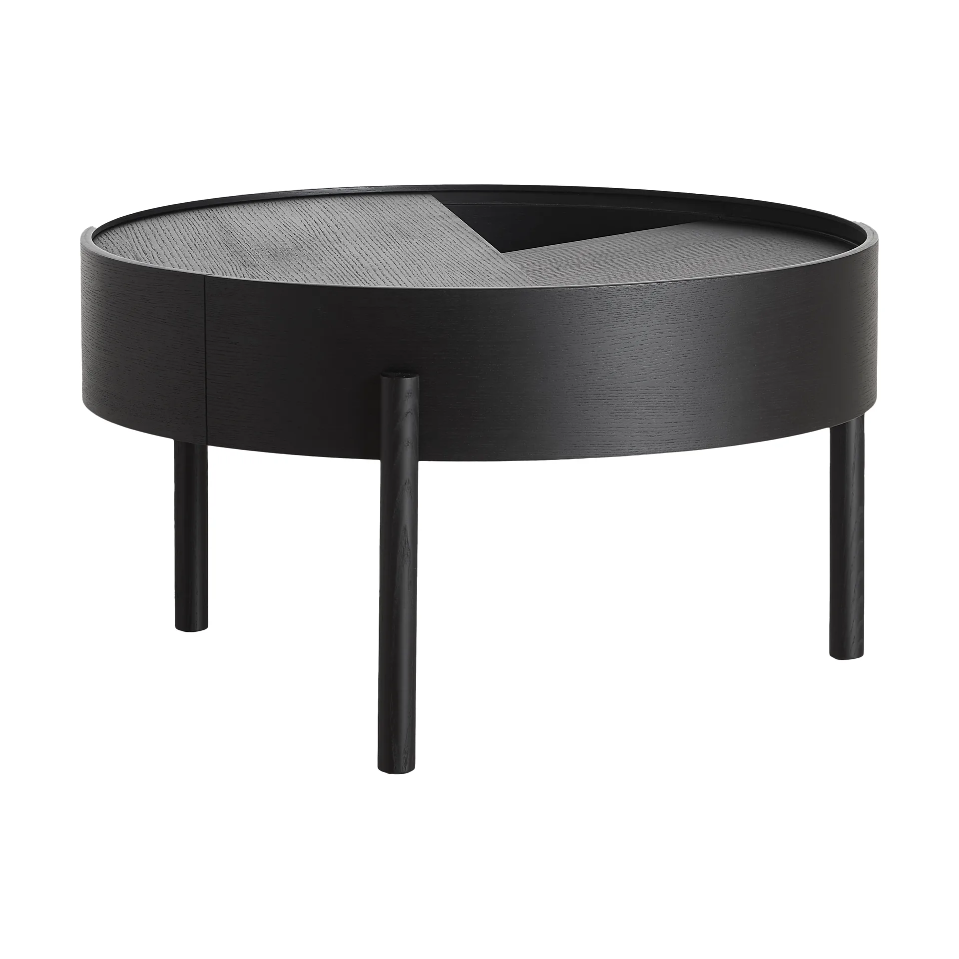 Mesa de centro ArcØ66 cm, Freixo-preto Woud