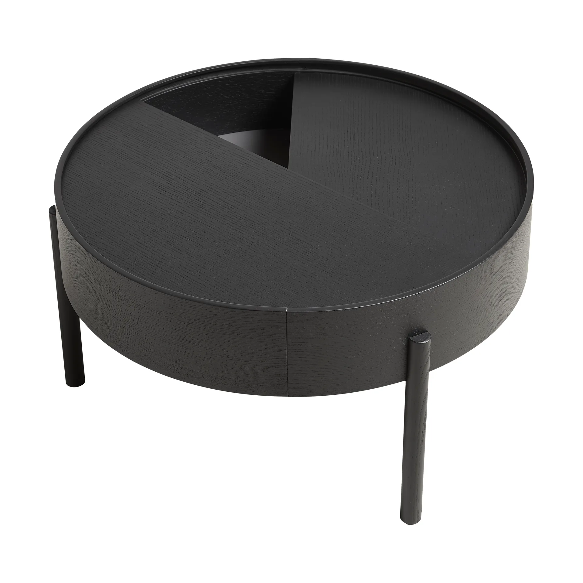 Mesa de centro ArcØ66 cm, Freixo-preto Woud