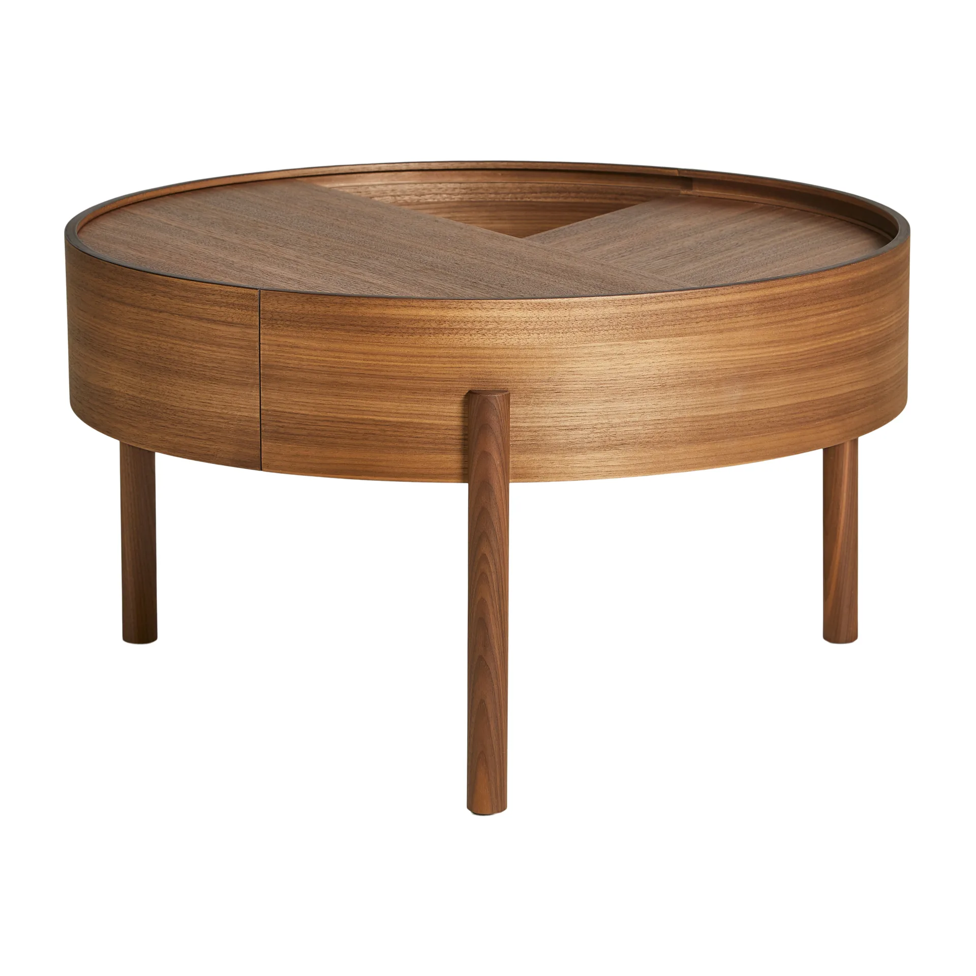 Mesa de centro ArcØ66 cm, Walnut Woud