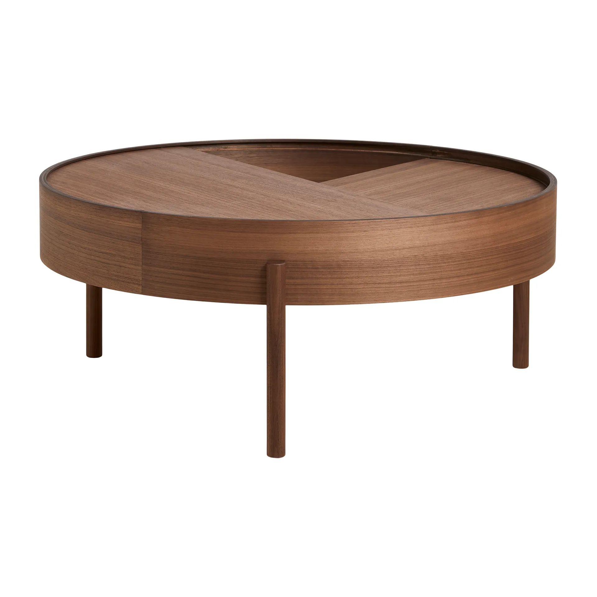 Mesa de centro ArcØ89 cm , Nogueira  Woud