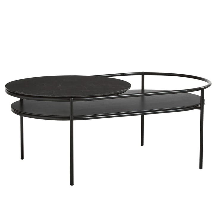Mesa de centro Verde - Mármore preta - Woud