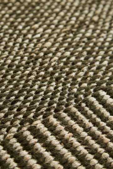 Rombo tapete de porta - Verde musgo, 60x90 cm - Woud
