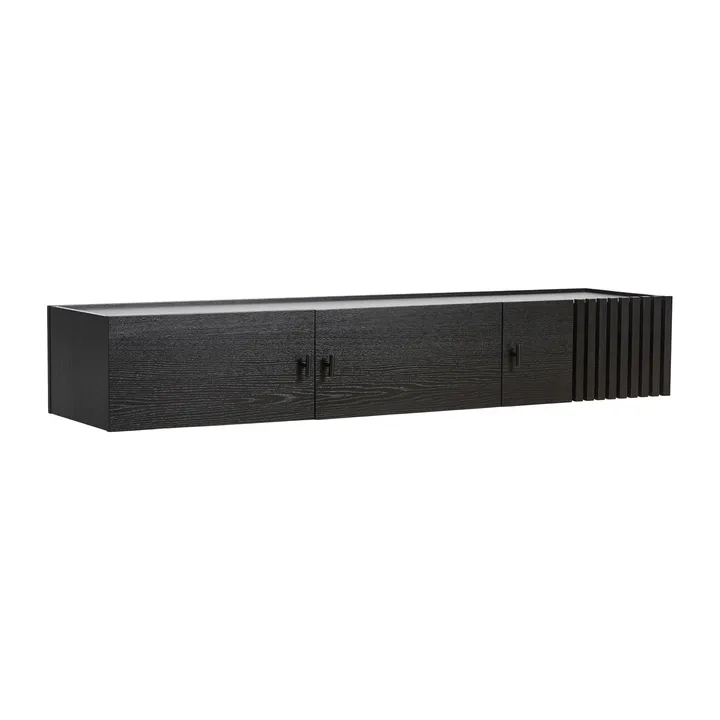 Sideboard Array montada na parede, 150 cm - Carvalho preto  - Woud