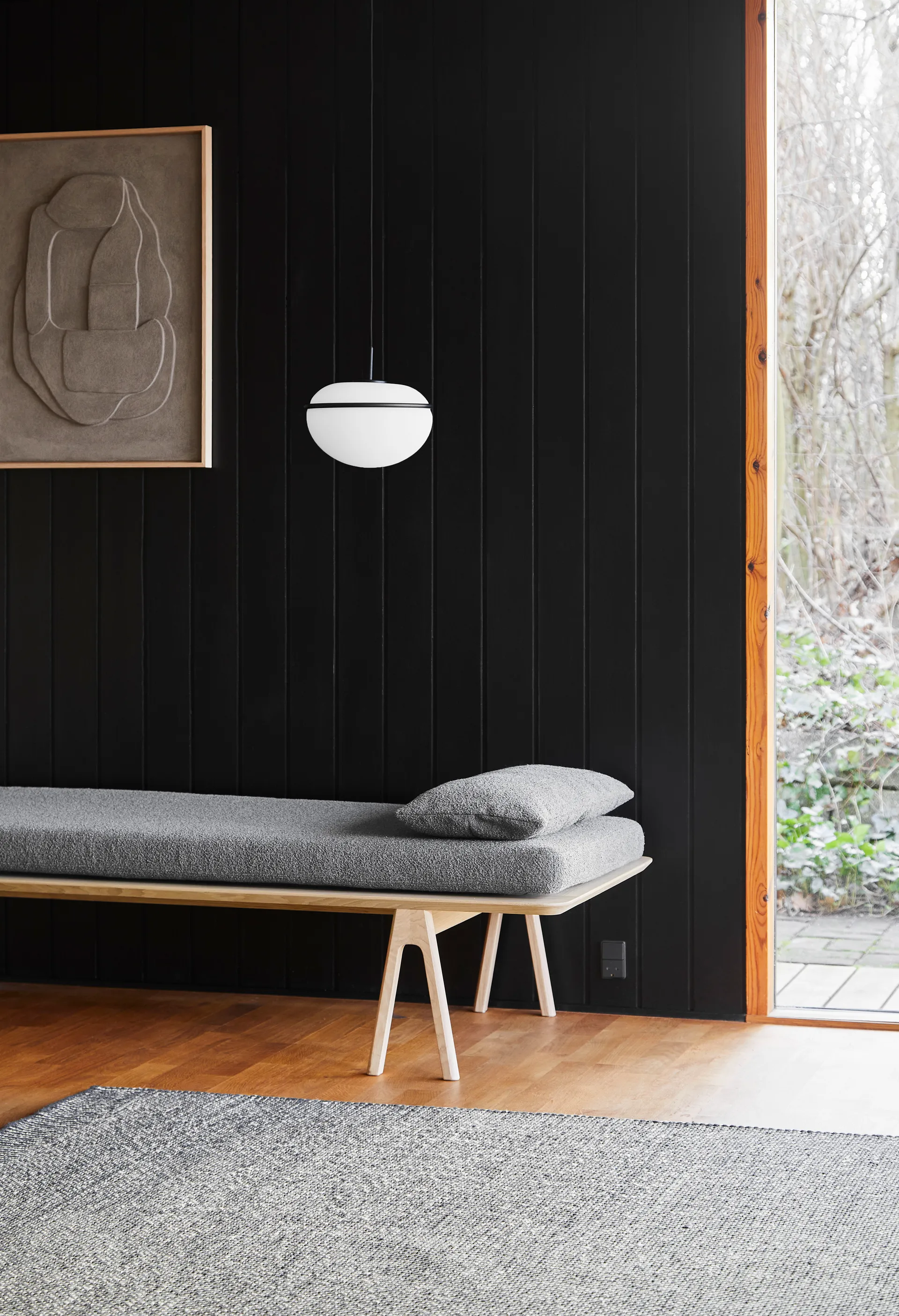 Tapete Rombo cinza, 170x240 cm Woud