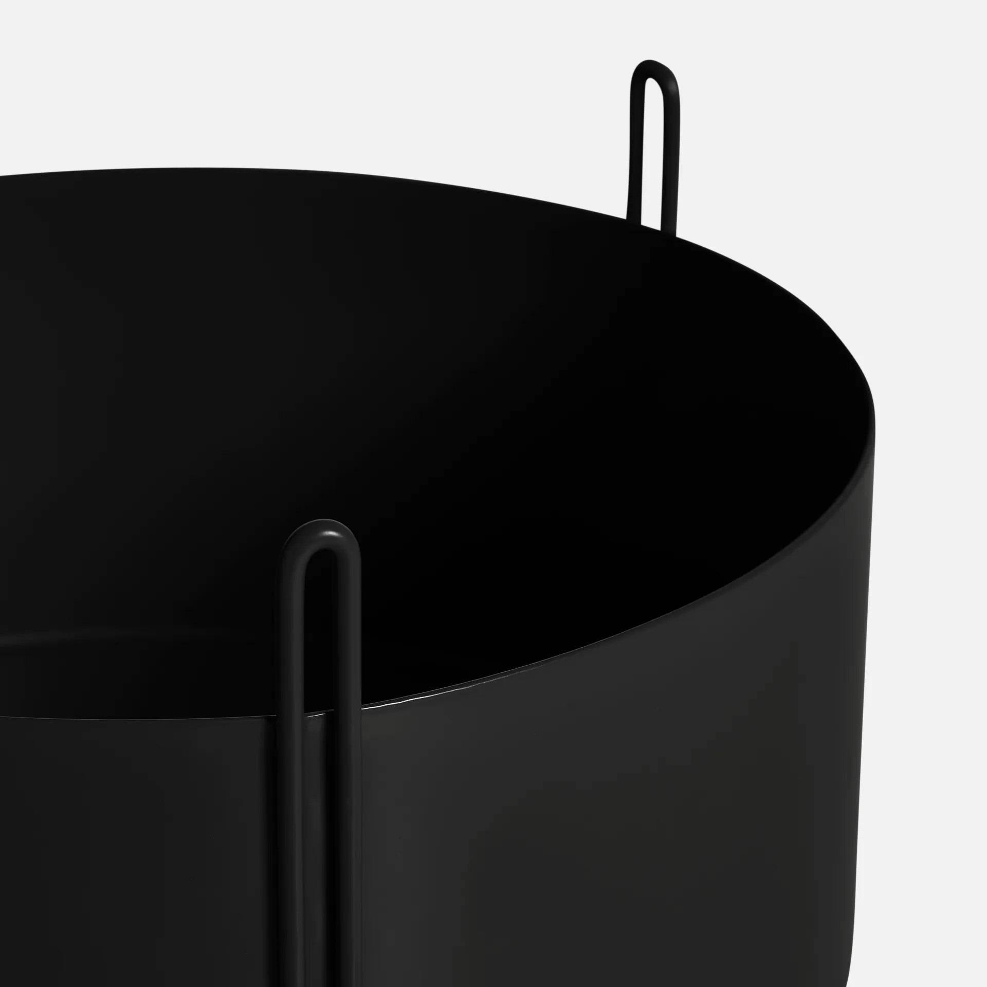 Vaso de flores grande Pidestall, Preto Woud