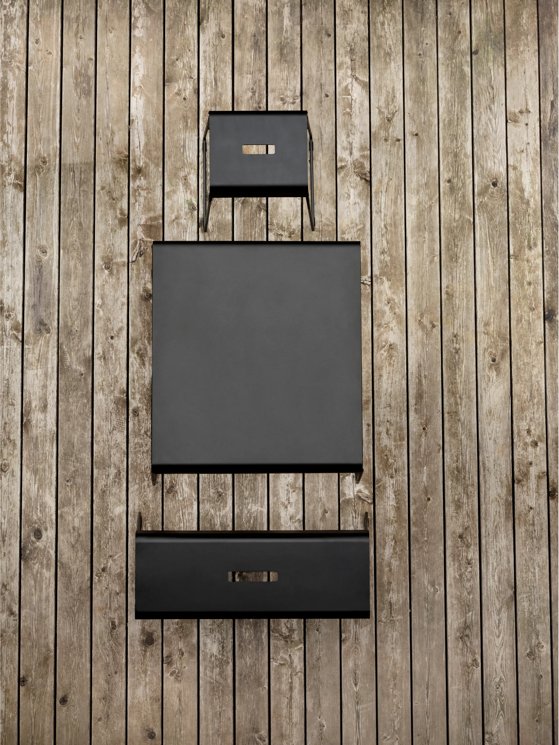 Banco A-stool outdoor 45 cm, Black Zone Denmark