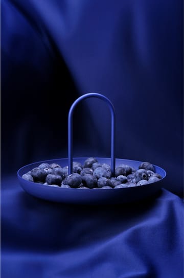 Bandeja com pega Singles Ø20 cm - Indigo Blue - Zone Denmark
