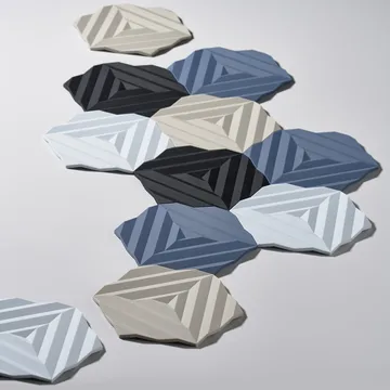 Base de pratos Ori Fold 14x16 cm - preto - Zone Denmark