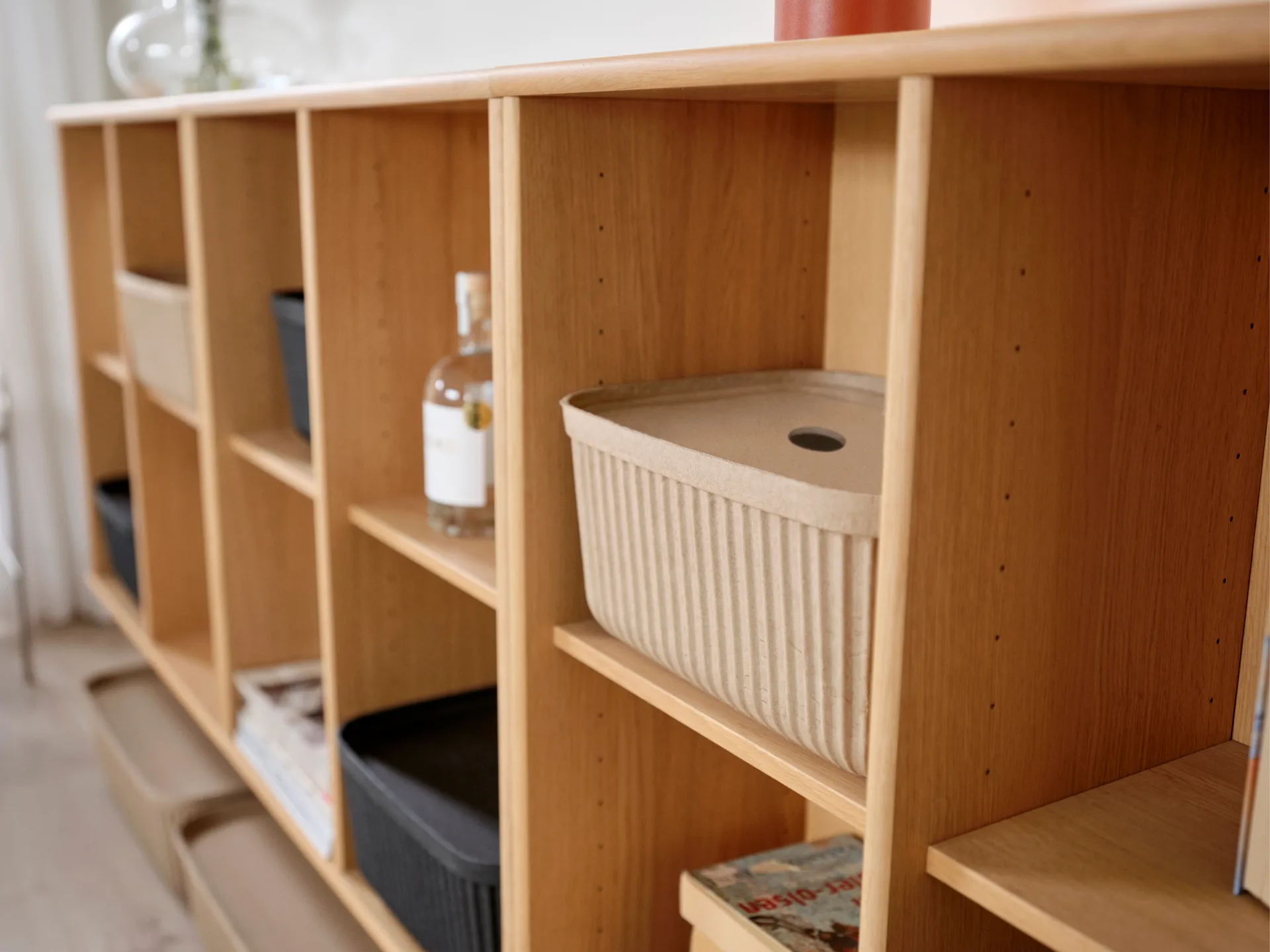 Caixa de armazenamento Pulp 23x32 cm 2 peças, Natural Brown Zone Denmark