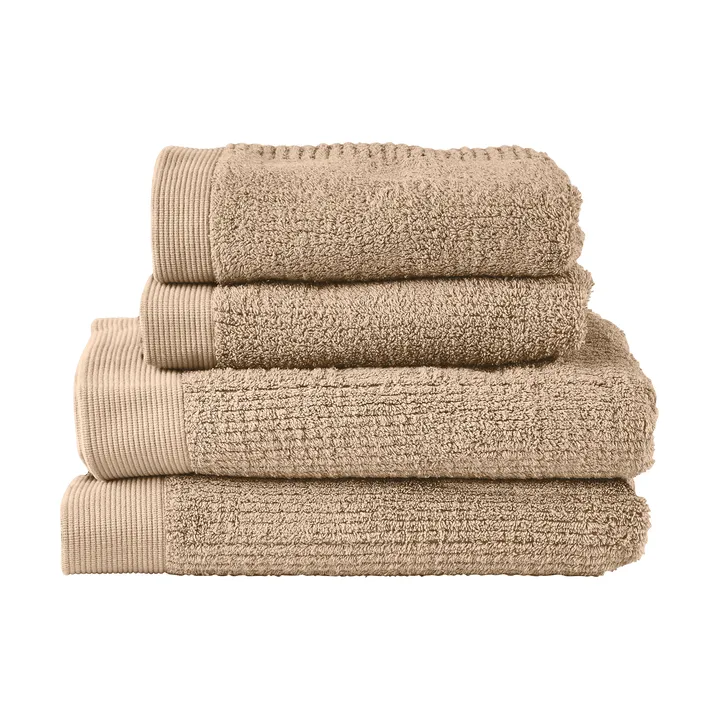 Classic conjunto de toalhas 4 peças - Camel - Zone Denmark