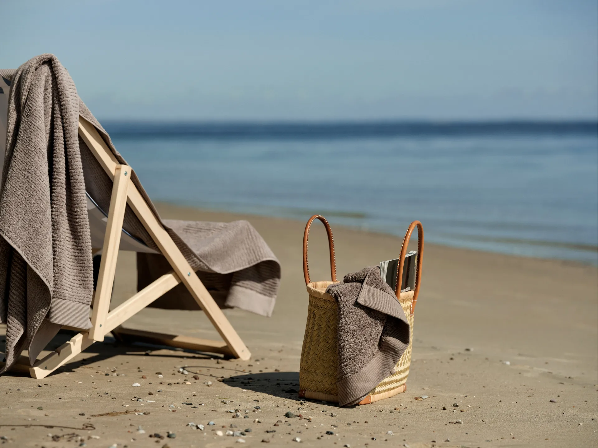 Classic toalha de banho 70x140 cm, Taupe Zone Denmark