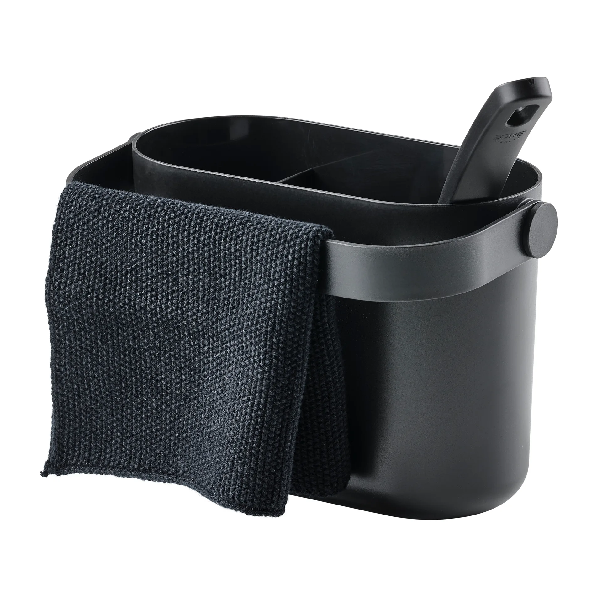 Conjunto de Lavagem de Louça 3 Peças Circular, Preto Zone Denmark