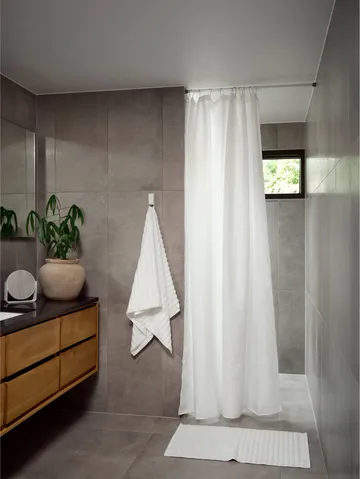 Lux cortina de duche - Branco, 180x220 cm - Zone Denmark
