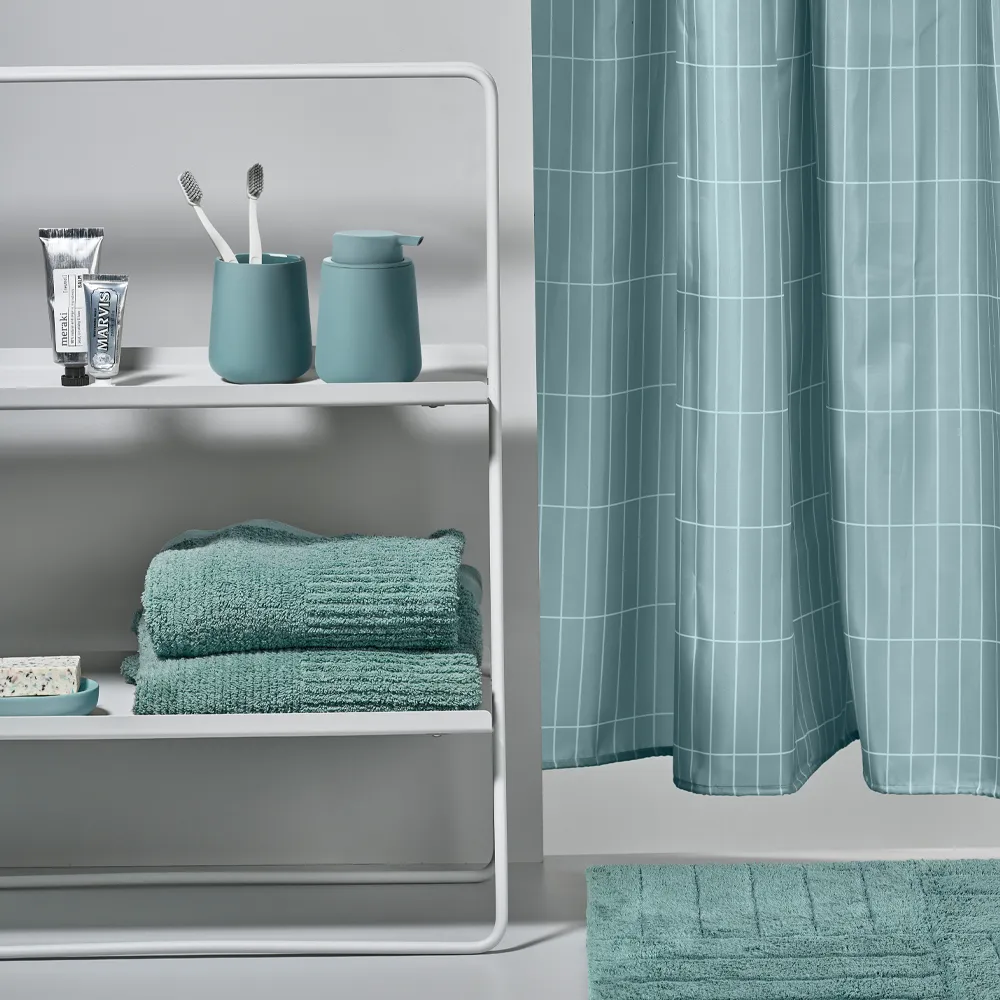 Porta escova de dentes Nova, verde petróleo Zone Denmark