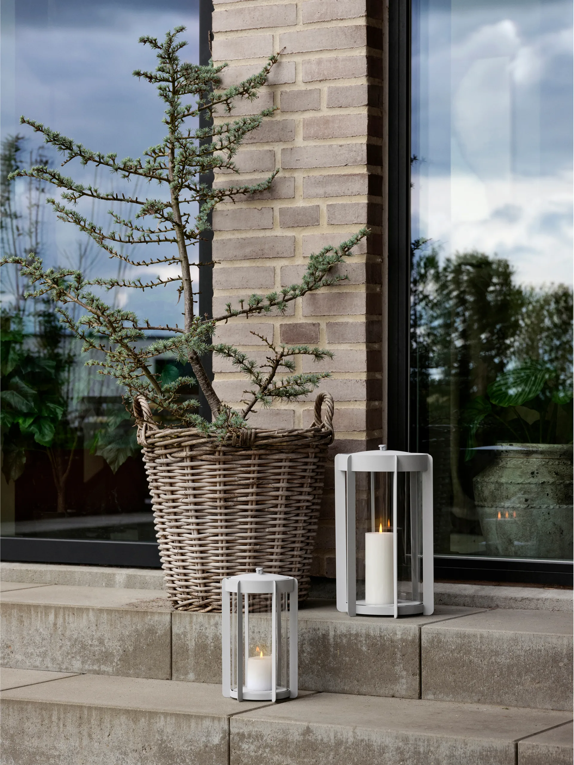 Porta-vela Firefly 35 cm, Soft Grey Zone Denmark