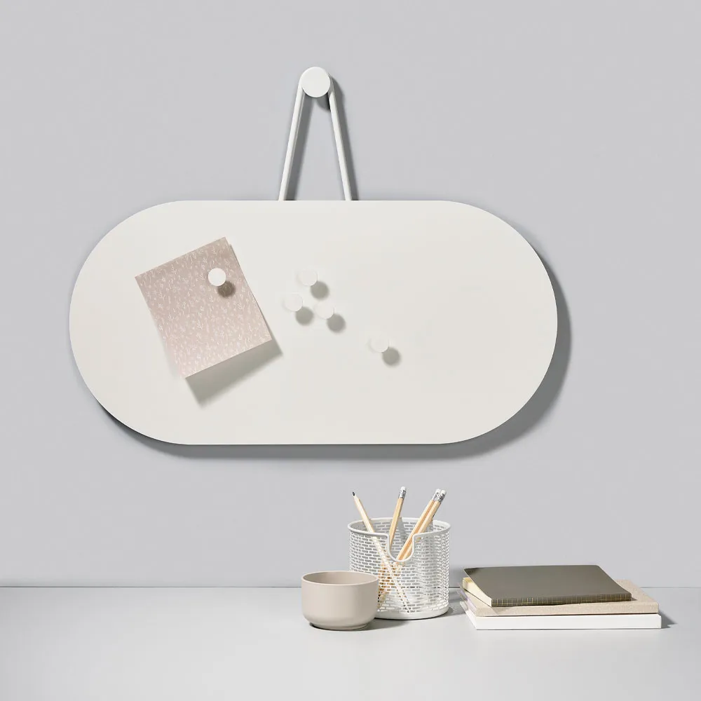 Quadro de avisos A-Bulletin Board, cinzento soft, incluí ímanes  Zone Denmark