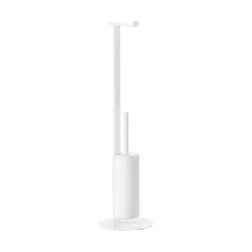 Rim suporte de papel higiénico com escova - Branco - Zone Denmark