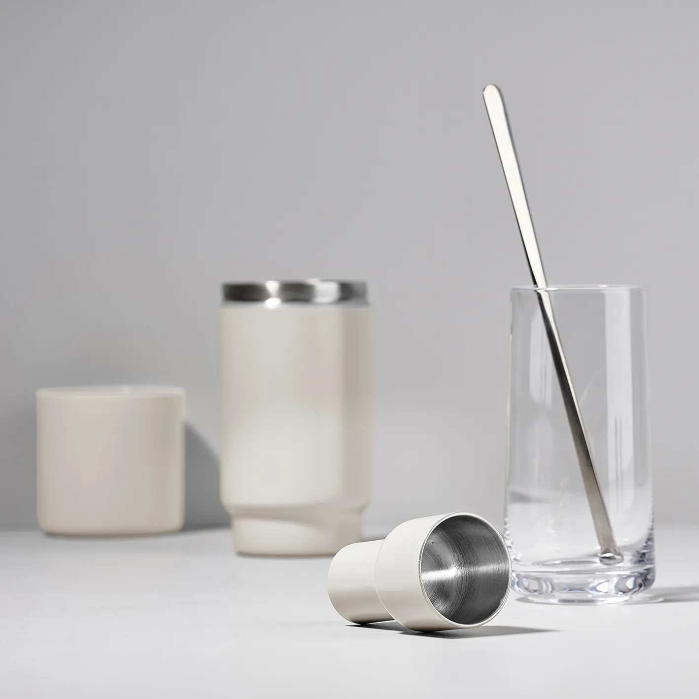 Rocks medidor 3/6 cl, warm grey Zone Denmark