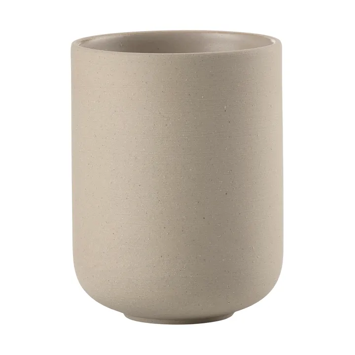 Sensu copo para escova de dentes Ø7,4x9,5 cm - Taupe - Zone Denmark