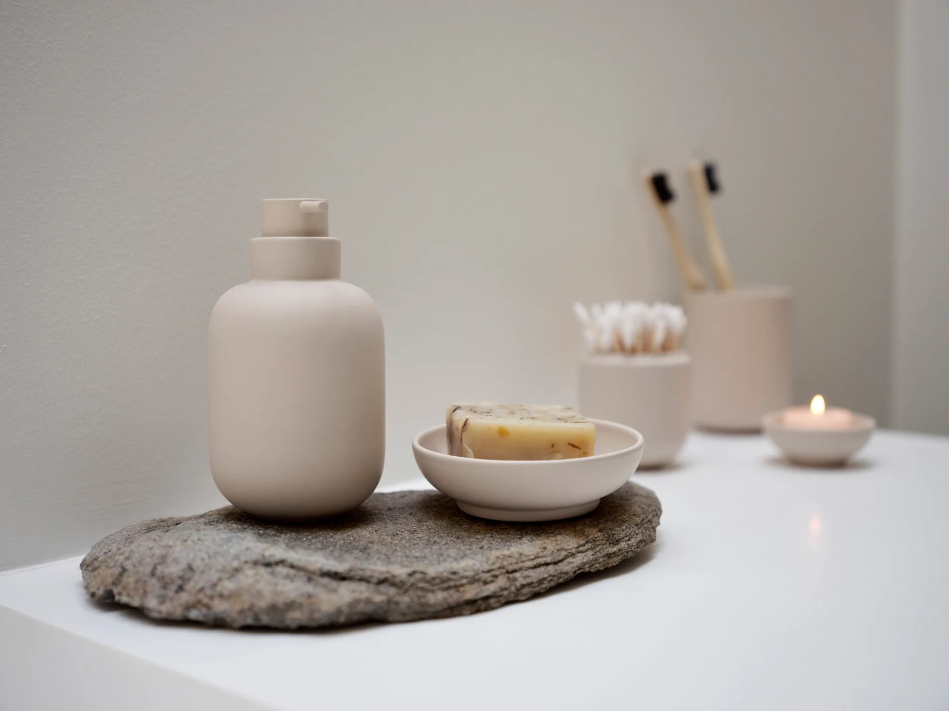 Sensu jarra com tampa Ø6,5x9 cm, Areia Zone Denmark